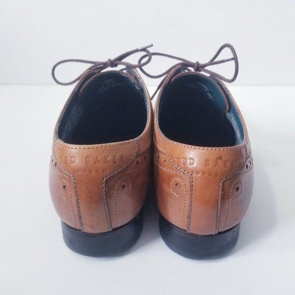 Ted Baker London Vineey Derby Wingtip Mens Oxford Leather Shoes Size 7 - Picture 5 of 7